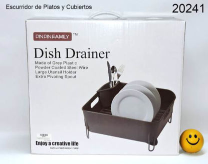 Imagen de ESCURRIDOR DE PLATOS Y CUBIERTOS NEGRO 5.25